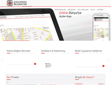Tablet Screenshot of cekirdekbilgisayar.com.tr